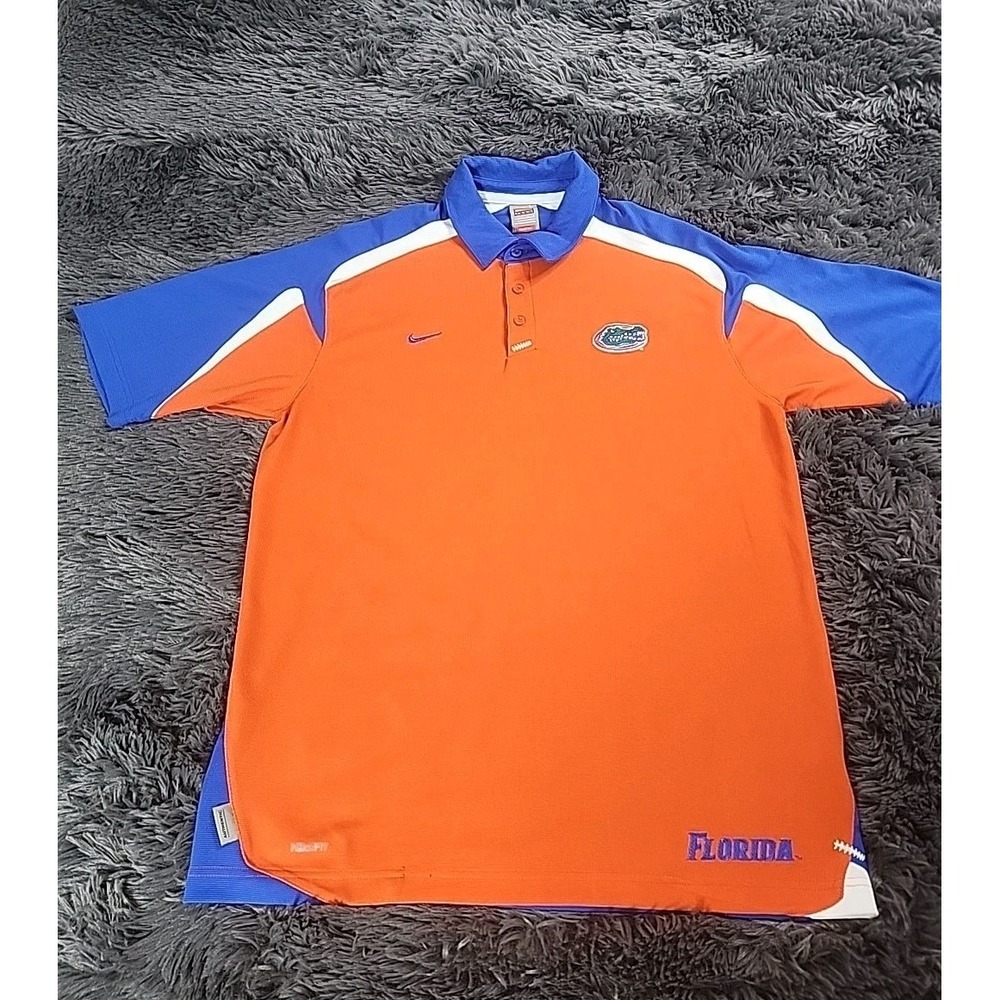 Florida Gators Nike Fit Authentic Mens Lg Polo Shirt